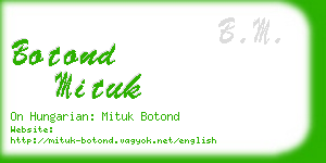 botond mituk business card